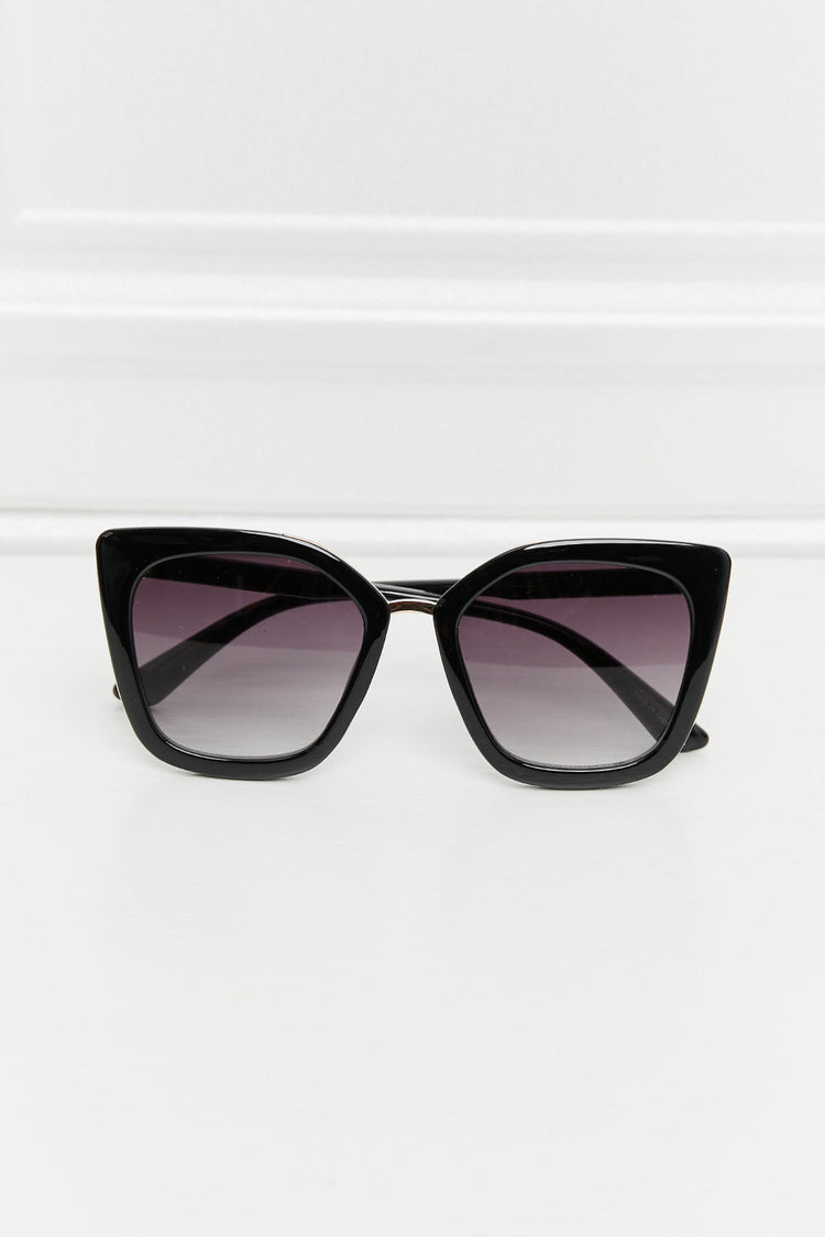 Cat Eye Full Rim Polycarbonate Sunglasses - Sunglasses - FITGGINS
