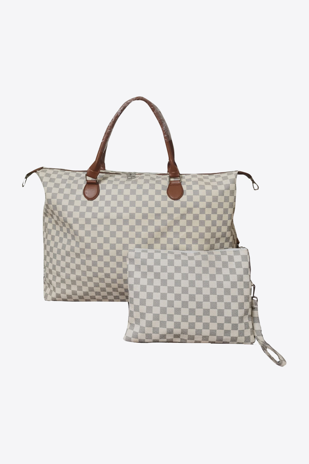 Checkered Two-Piece Bag Set - Handbag - FITGGINS