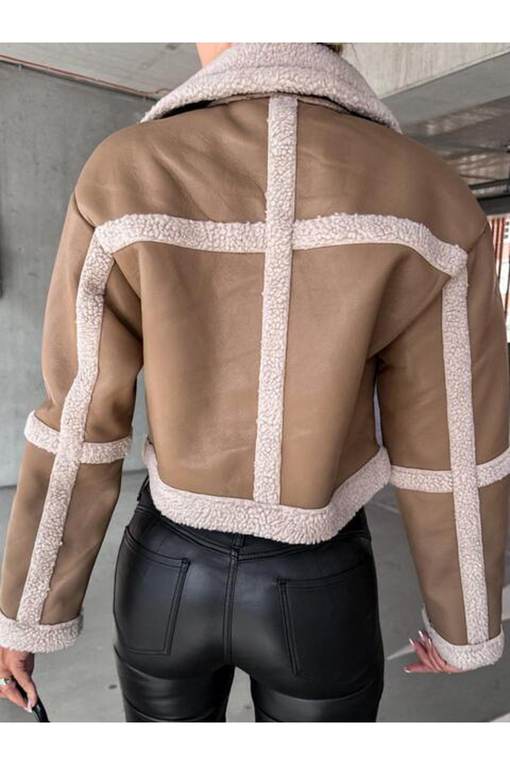 Collared Buckle Detail Jacket - Jackets - FITGGINS