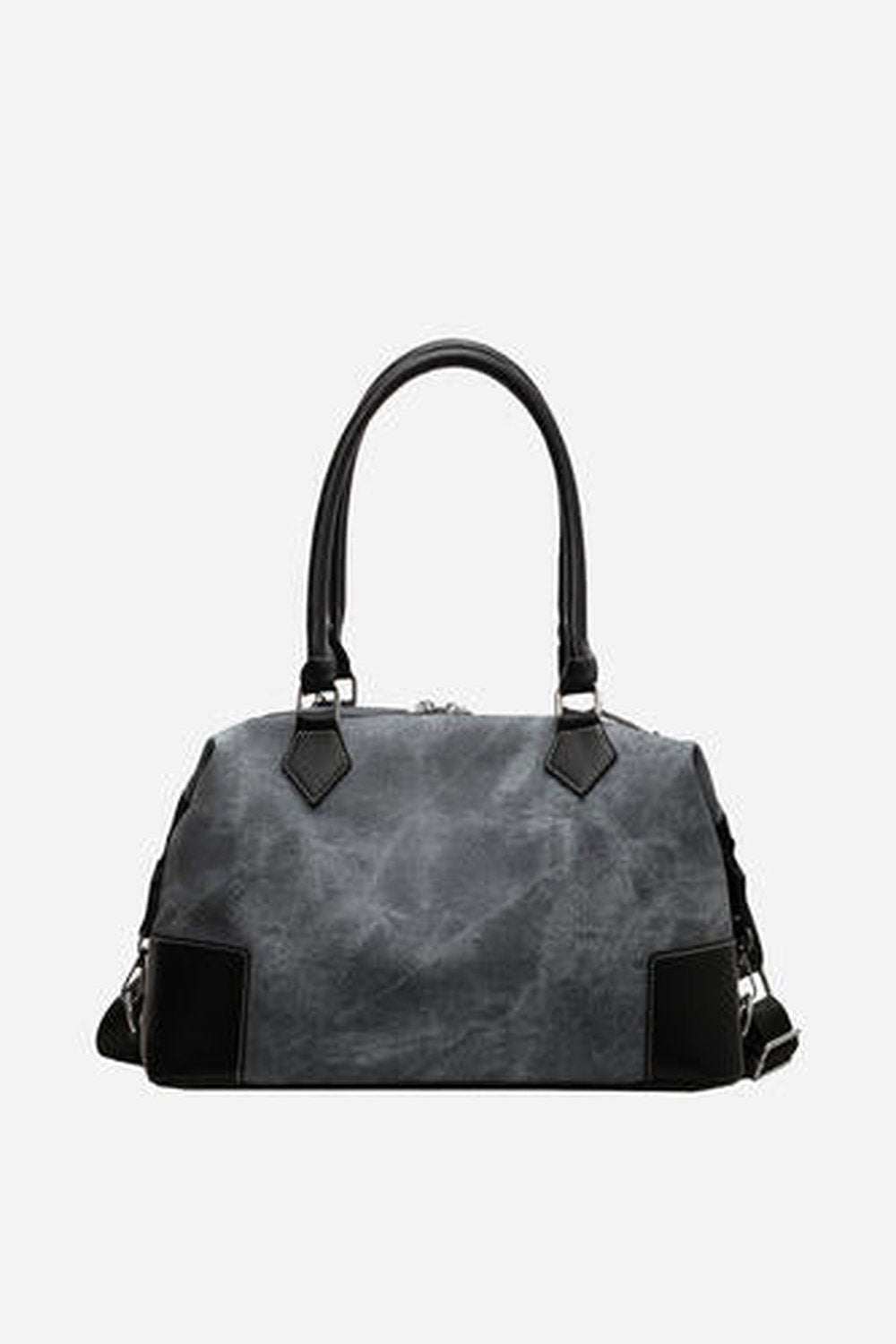 Contrast PU Leather Shoulder Bag - Handbag - FITGGINS