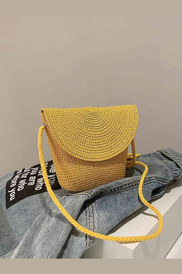 Crochet Shoulder Bag - Handbag - FITGGINS