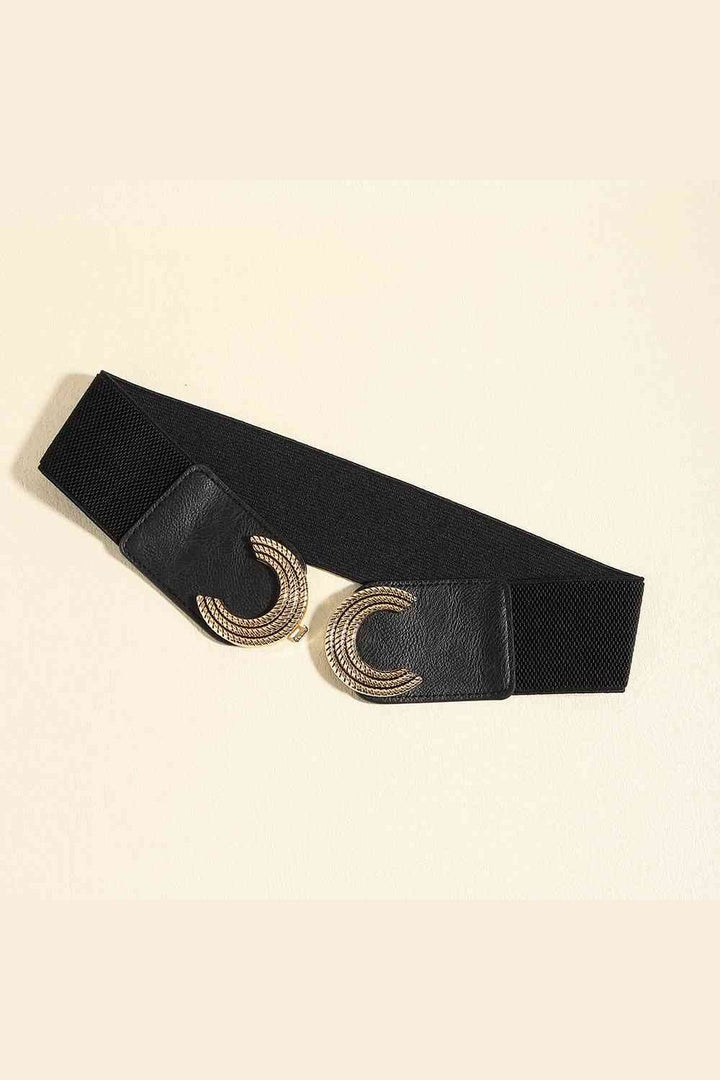 Double C Buckle Elastic Belt - Belt - FITGGINS