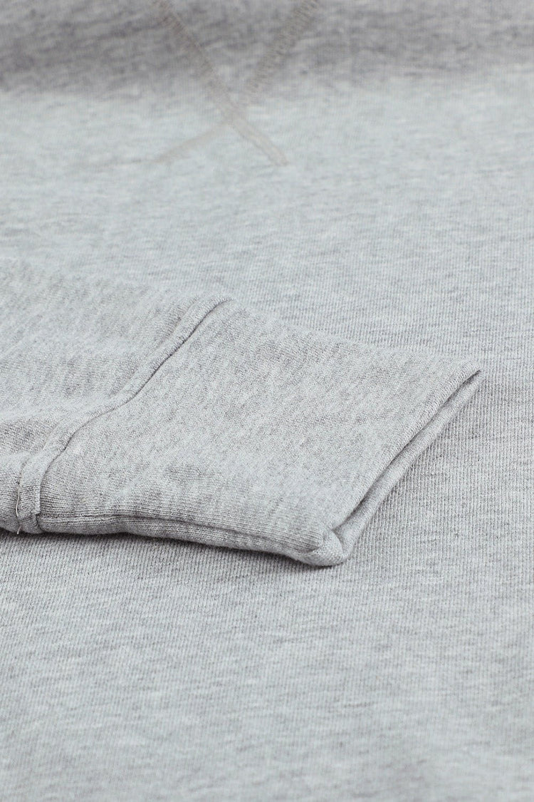 Drop Shoulder Hoodie with Slit - Sweatshirts & Hoodies - FITGGINS