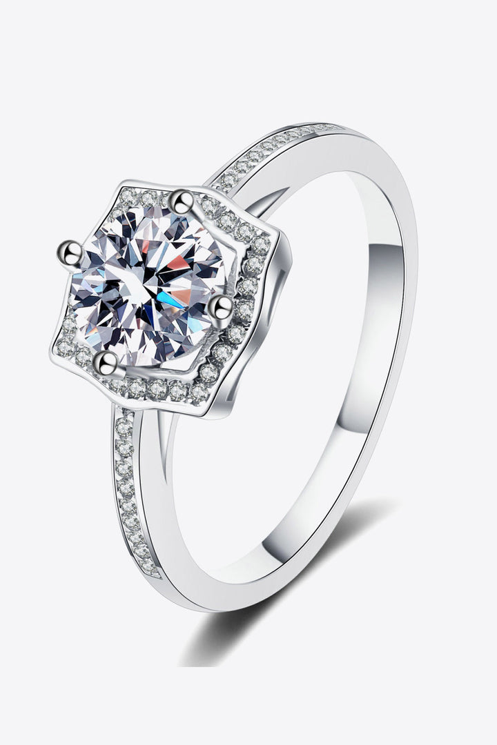 Embrace The Joy 1 Carat Moissanite Ring - Rings - FITGGINS
