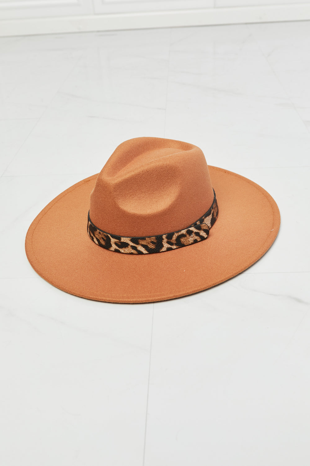 Fame In The Wild Leopard Detail Fedora Hat - Hats - FITGGINS