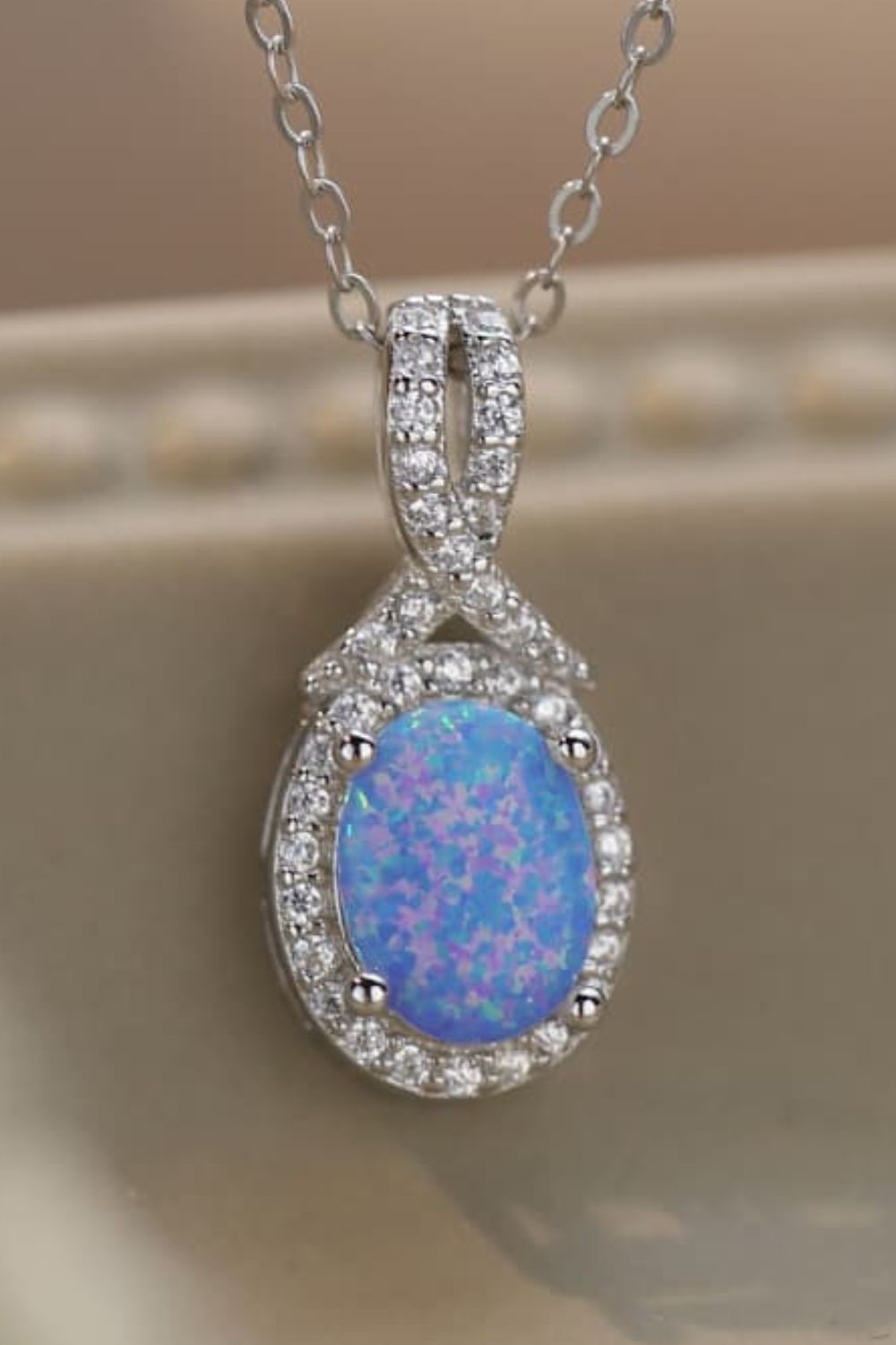 Feeling My Best Opal Pendant Necklace - Necklaces - FITGGINS