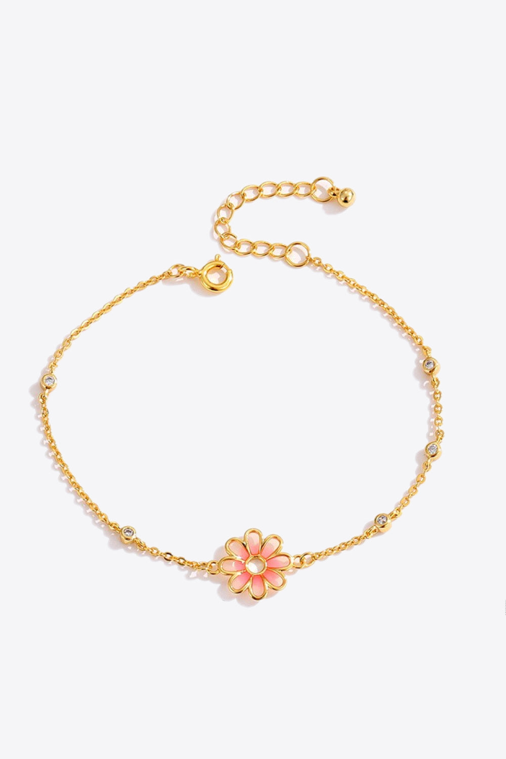 Flower Chain Bracelet - Bracelets - FITGGINS