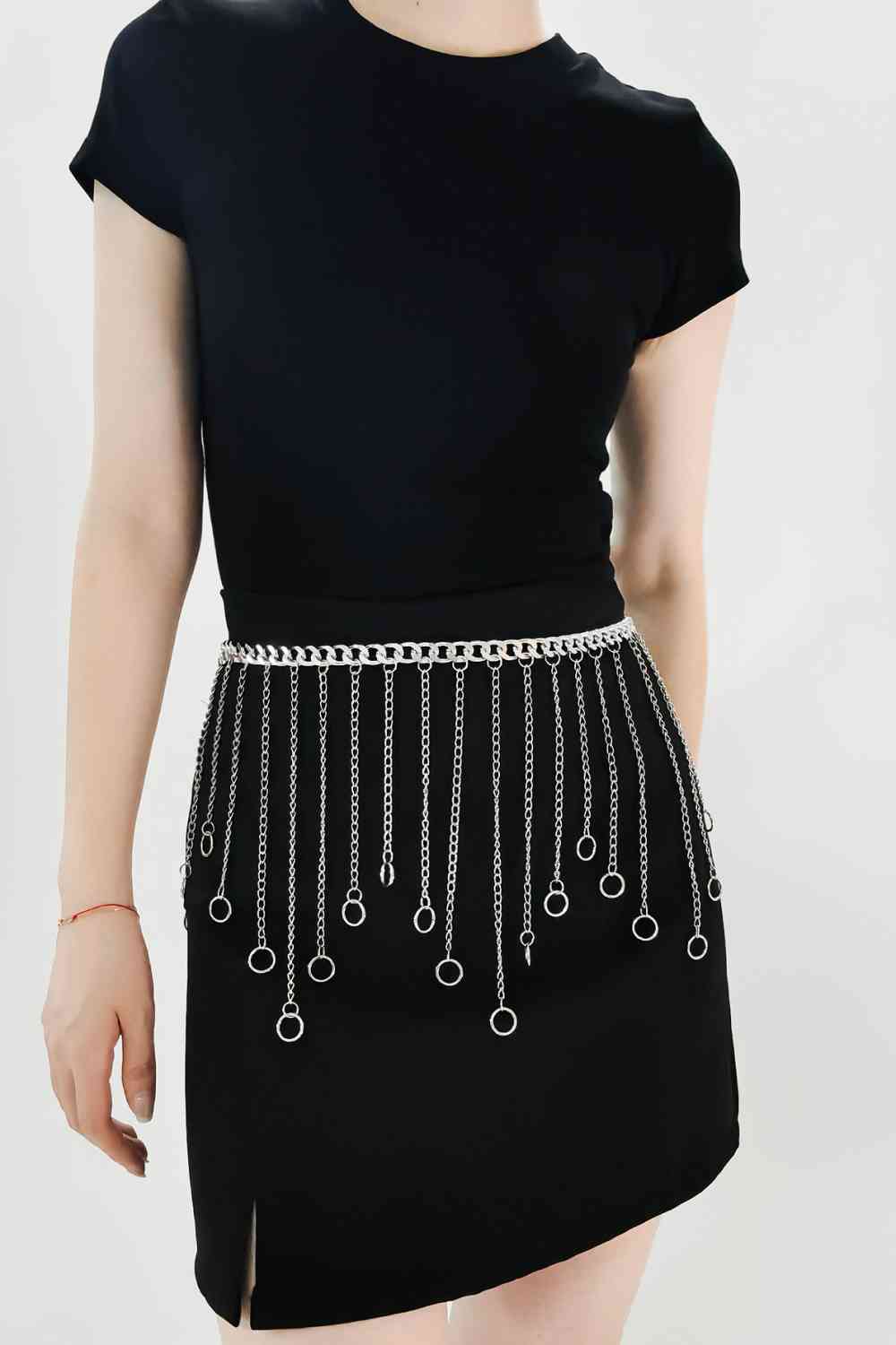 Fringe Chain Alloy Belt - Belt - FITGGINS