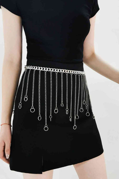 Fringe Chain Alloy Belt - Belt - FITGGINS