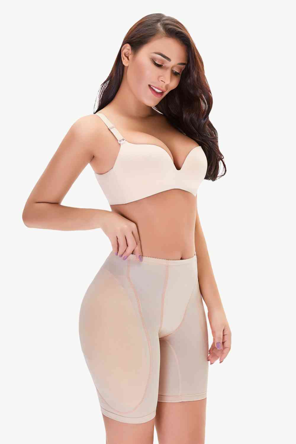 Full Size Lifting Pull-On Shaping Shorts - Shapewear - FITGGINS