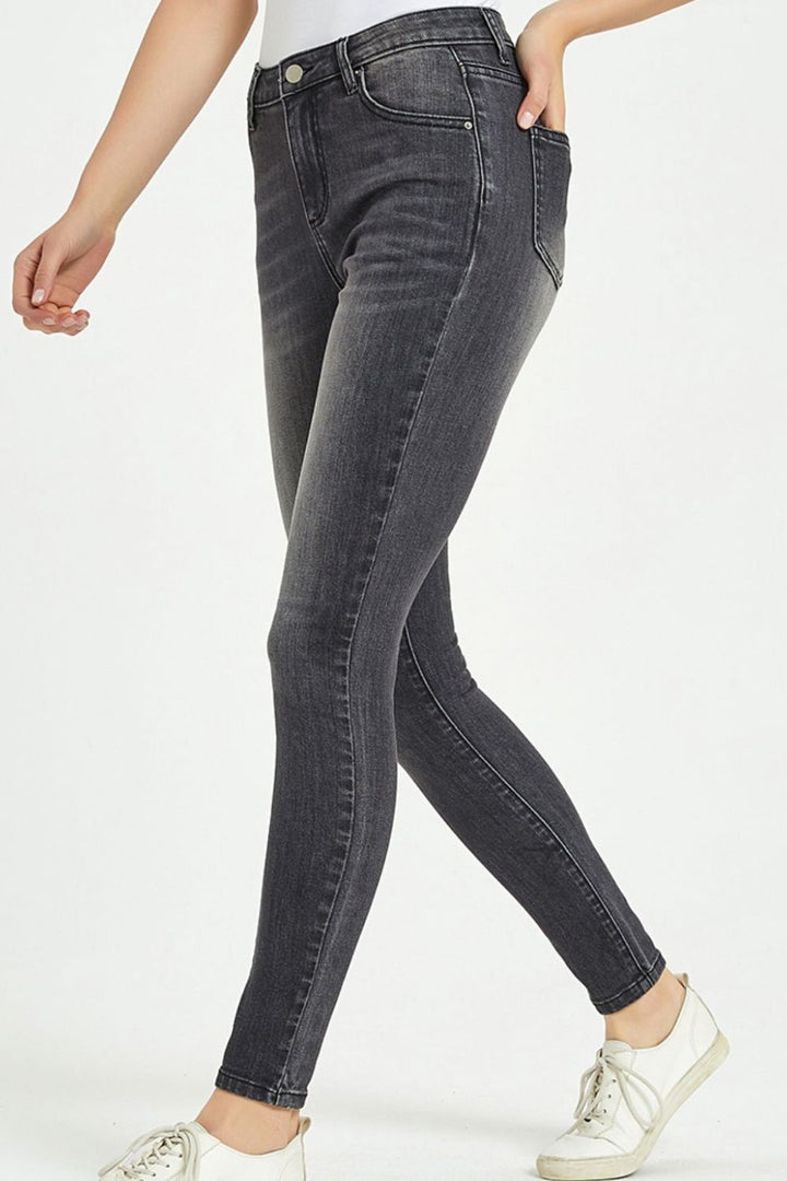 Full Size Missing You Skinny Jeans - Jeans - FITGGINS