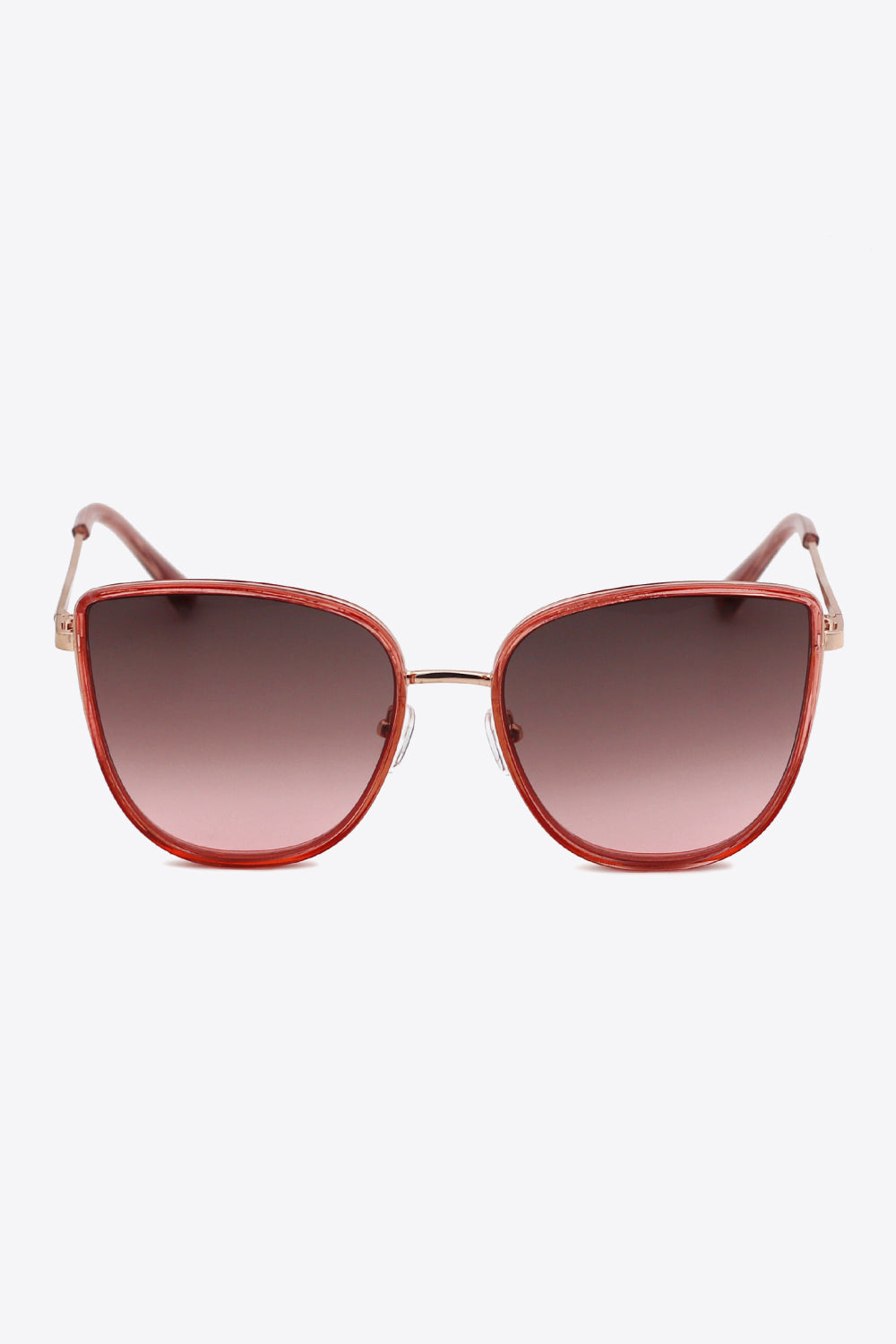 Full Rim Metal-Plastic Hybrid Frame Sunglasses - Sunglasses - FITGGINS