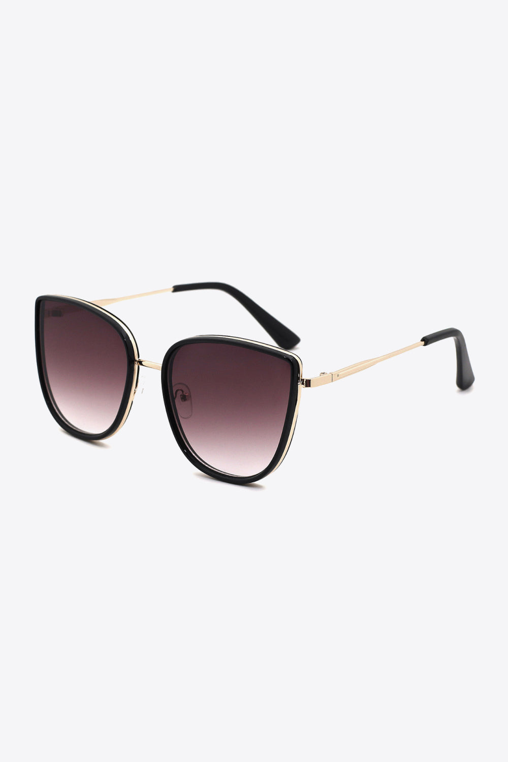 Full Rim Metal-Plastic Hybrid Frame Sunglasses - Sunglasses - FITGGINS