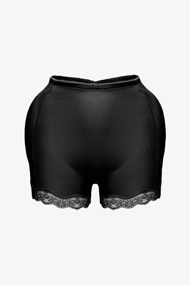 Full Size Lace Trim Shaping Shorts - Shapewear - FITGGINS