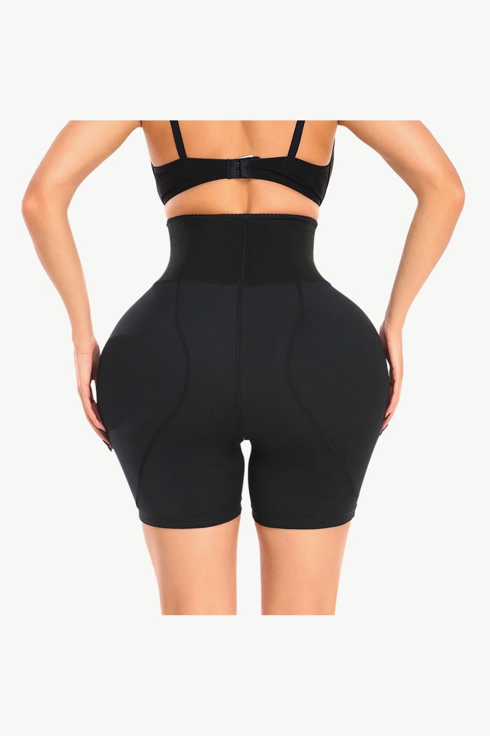 Full Size Removable Pad Shaping Shorts - Shapewear - FITGGINS