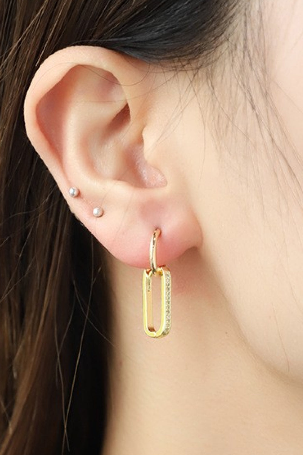 Geometric Copper Earrings - Earrings - FITGGINS