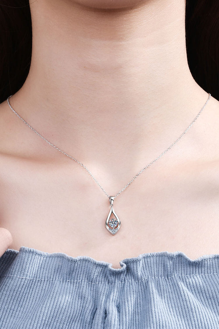 Glamorous Always Moissanite Pendant Necklace - Necklaces - FITGGINS