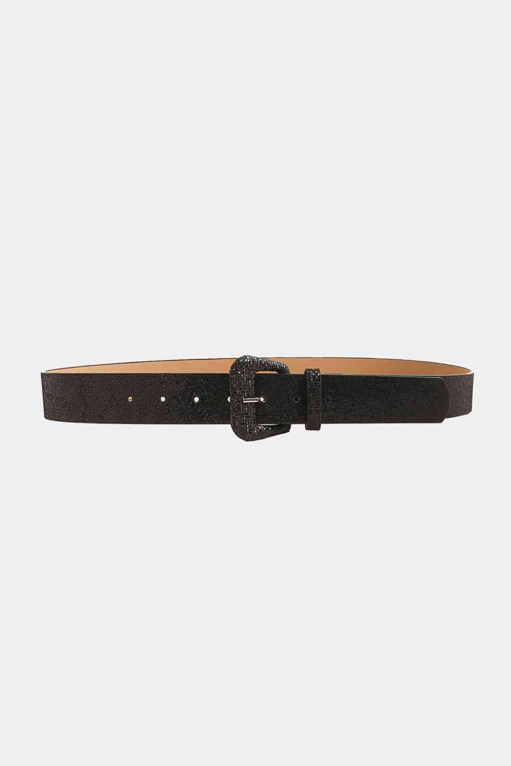 Glitter PU Leather Belt - Belt - FITGGINS