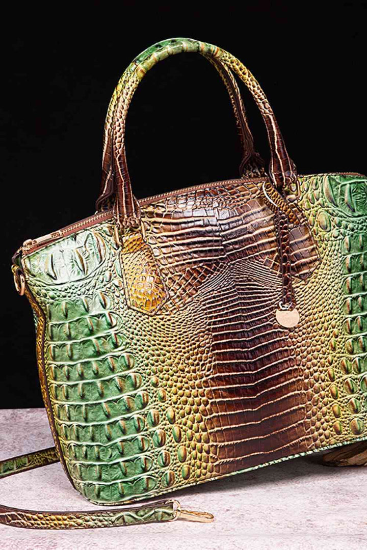 Gradient PU Leather Handbag - Handbag - FITGGINS