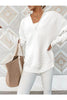Half Zip Long Sleeve Knit Top