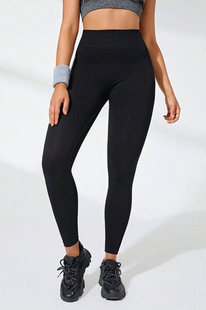 High Waist Active Leggings - Leggings - FITGGINS