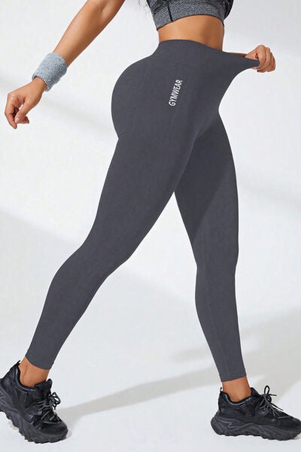 High Waist Active Leggings - Leggings - FITGGINS