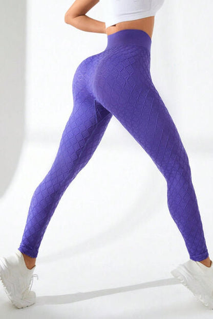 High Waist Active Leggings - Leggings - FITGGINS