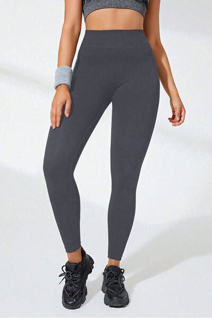 High Waist Active Leggings - Leggings - FITGGINS