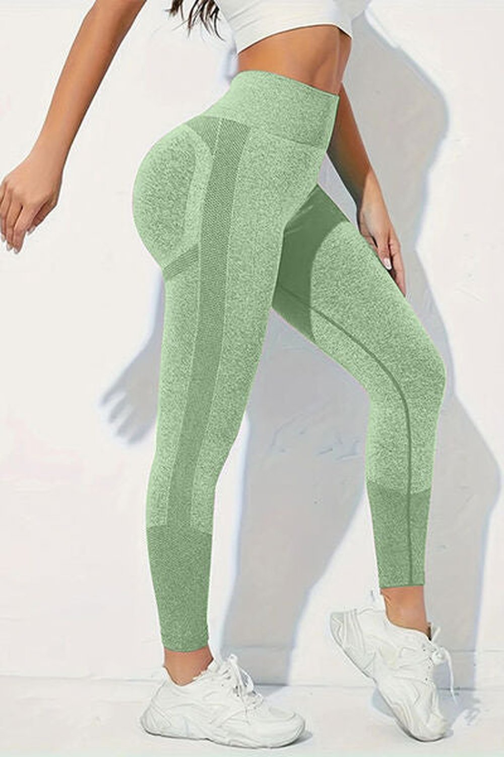 High Waist Active Pants - Leggings - FITGGINS