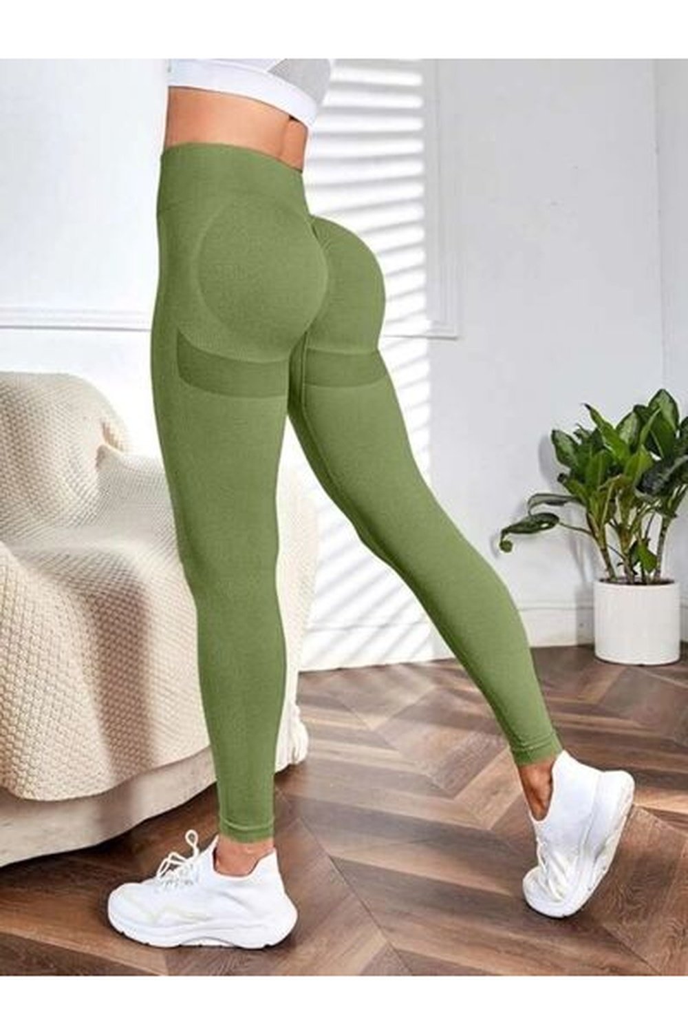 High Waist Active Pants - Leggings - FITGGINS