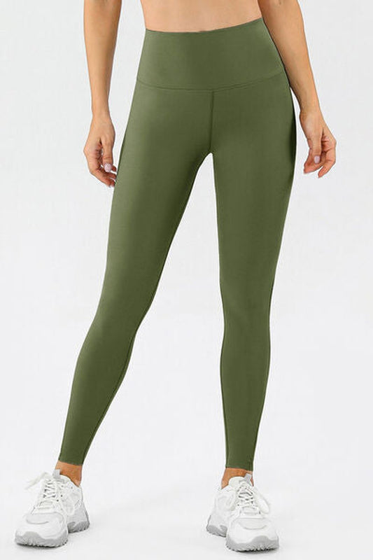 High Waist Skinny Active Pants - Leggings - FITGGINS