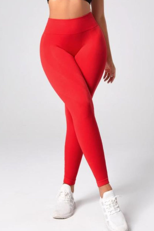 High Waistband Long Active Pants - Leggings - FITGGINS