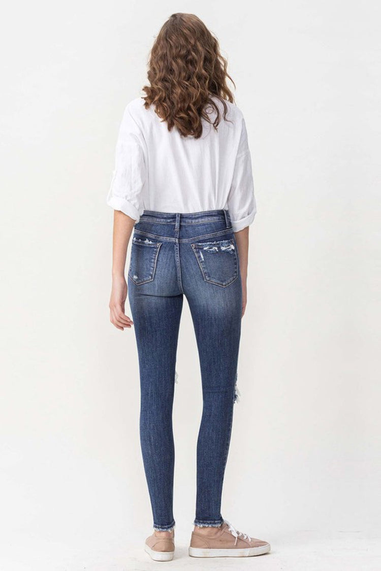 Lovervet Hayden Full Size High Rise Skinny - Jeans - FITGGINS