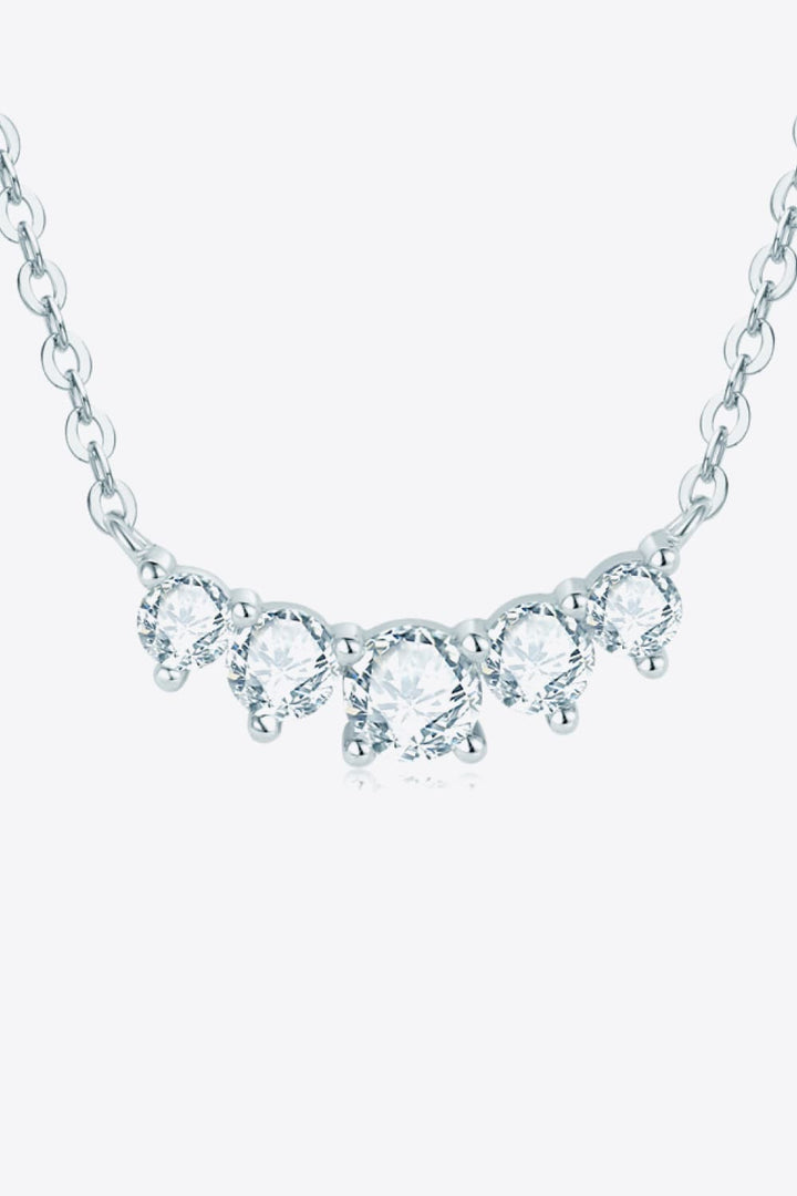 Moissanite Pendant Necklace - Necklaces - FITGGINS