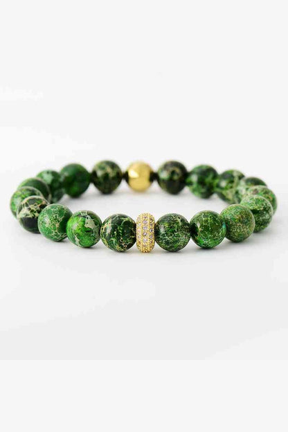 Natural Stone Beaded Bracelet - Bracelets - FITGGINS