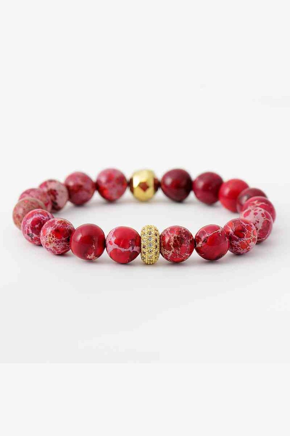 Natural Stone Beaded Bracelet - Bracelets - FITGGINS