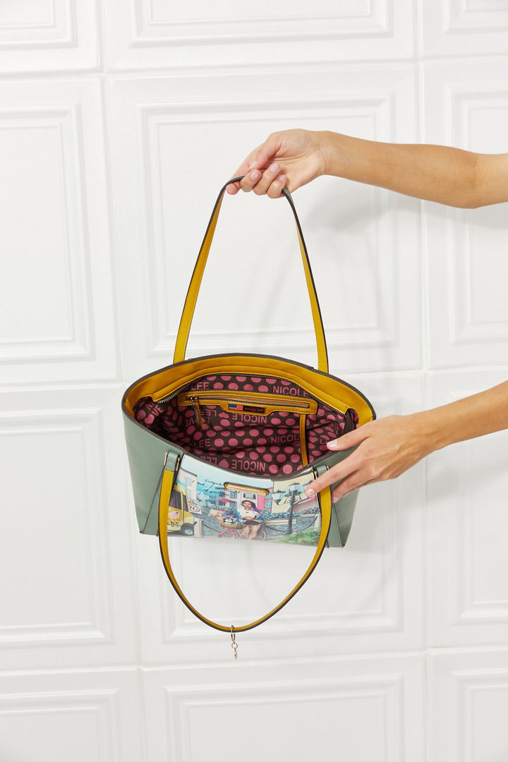 Nicole Lee USA Around The World Handbag Set - Handbag - FITGGINS