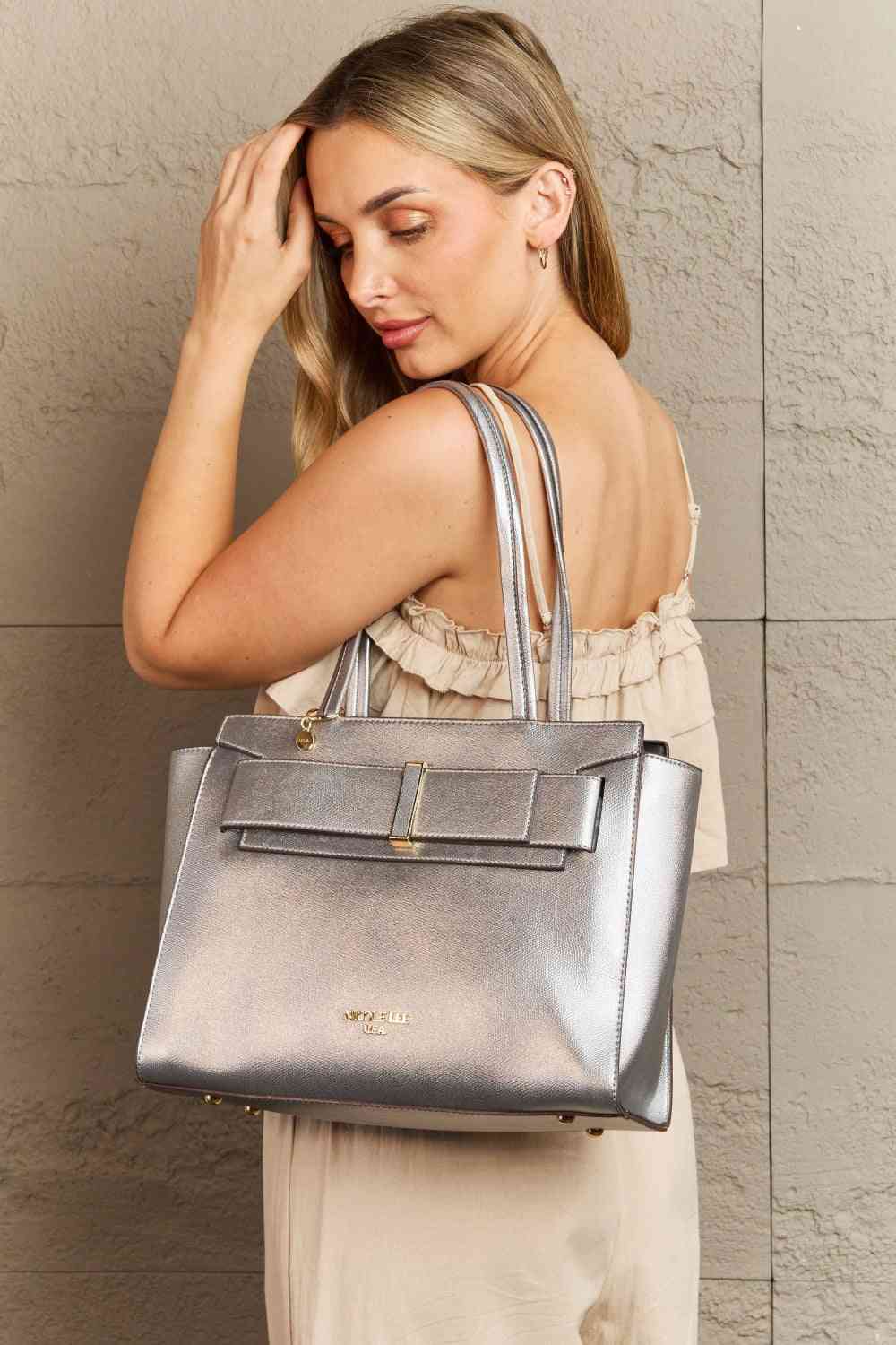 Nicole Lee USA Regina 3-Piece Satchel Bag Set - Handbag - FITGGINS