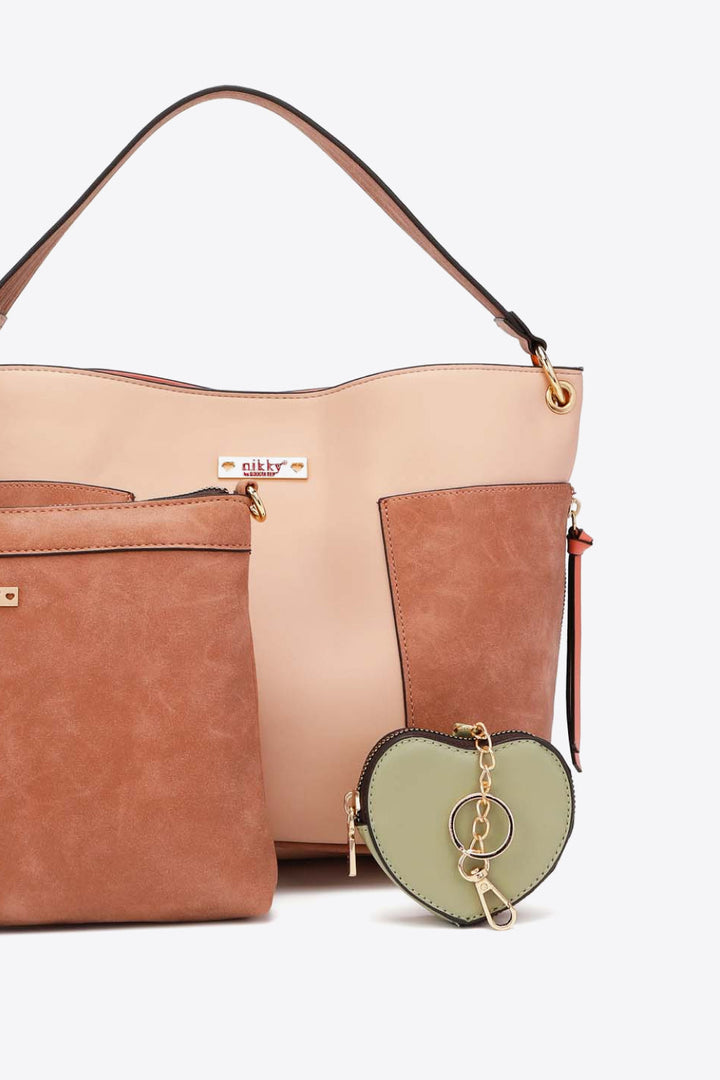 Nicole Lee USA Sweetheart Handbag Set - Handbag - FITGGINS