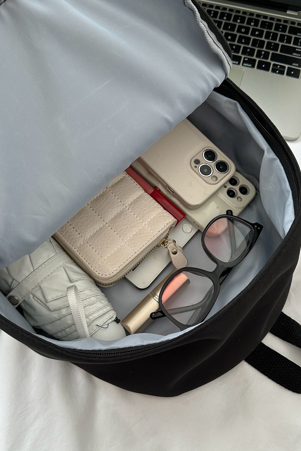 Nylon Large Backpack - Handbag - FITGGINS