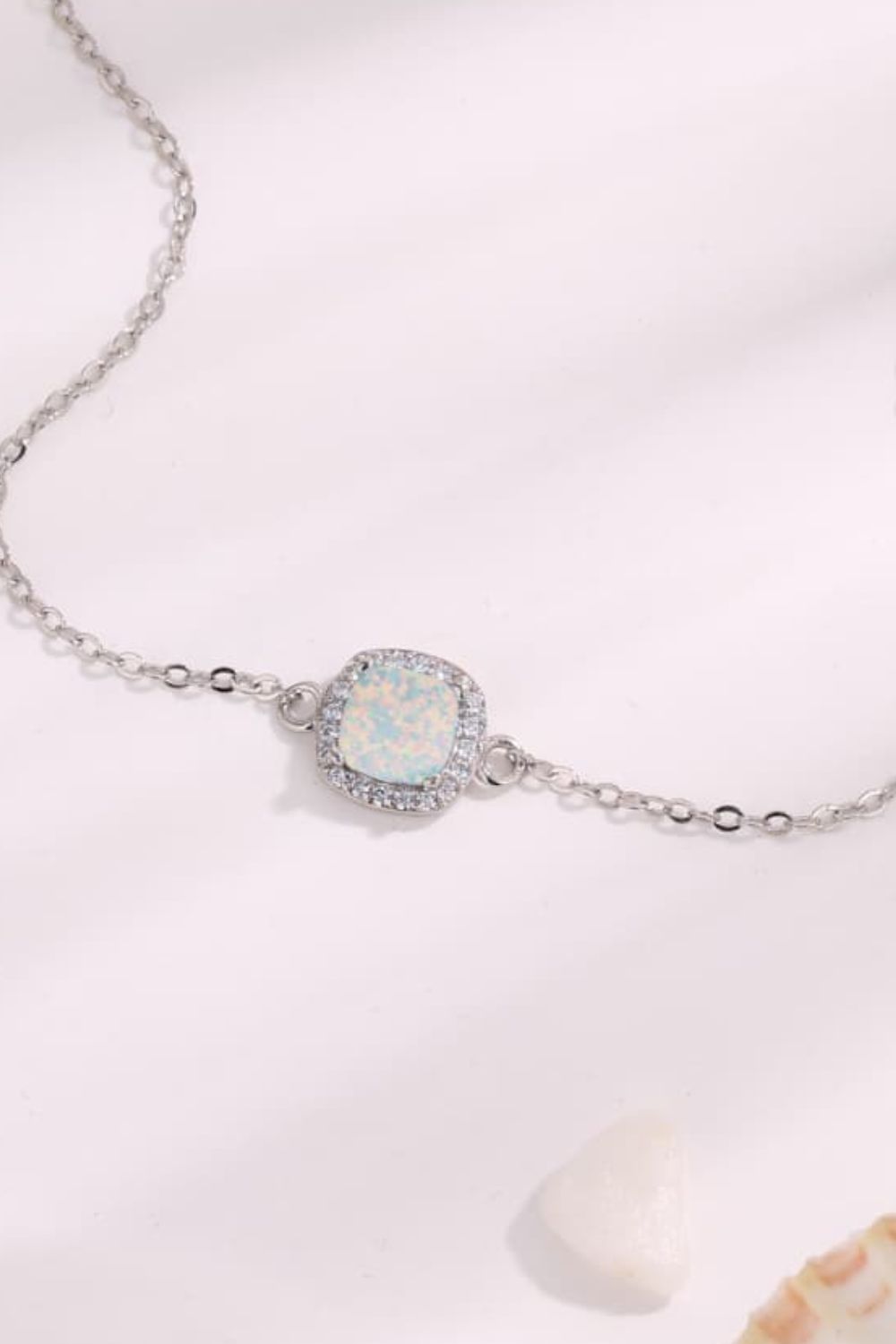 Opal Platinum-Plated Bracelet - Bracelets - FITGGINS