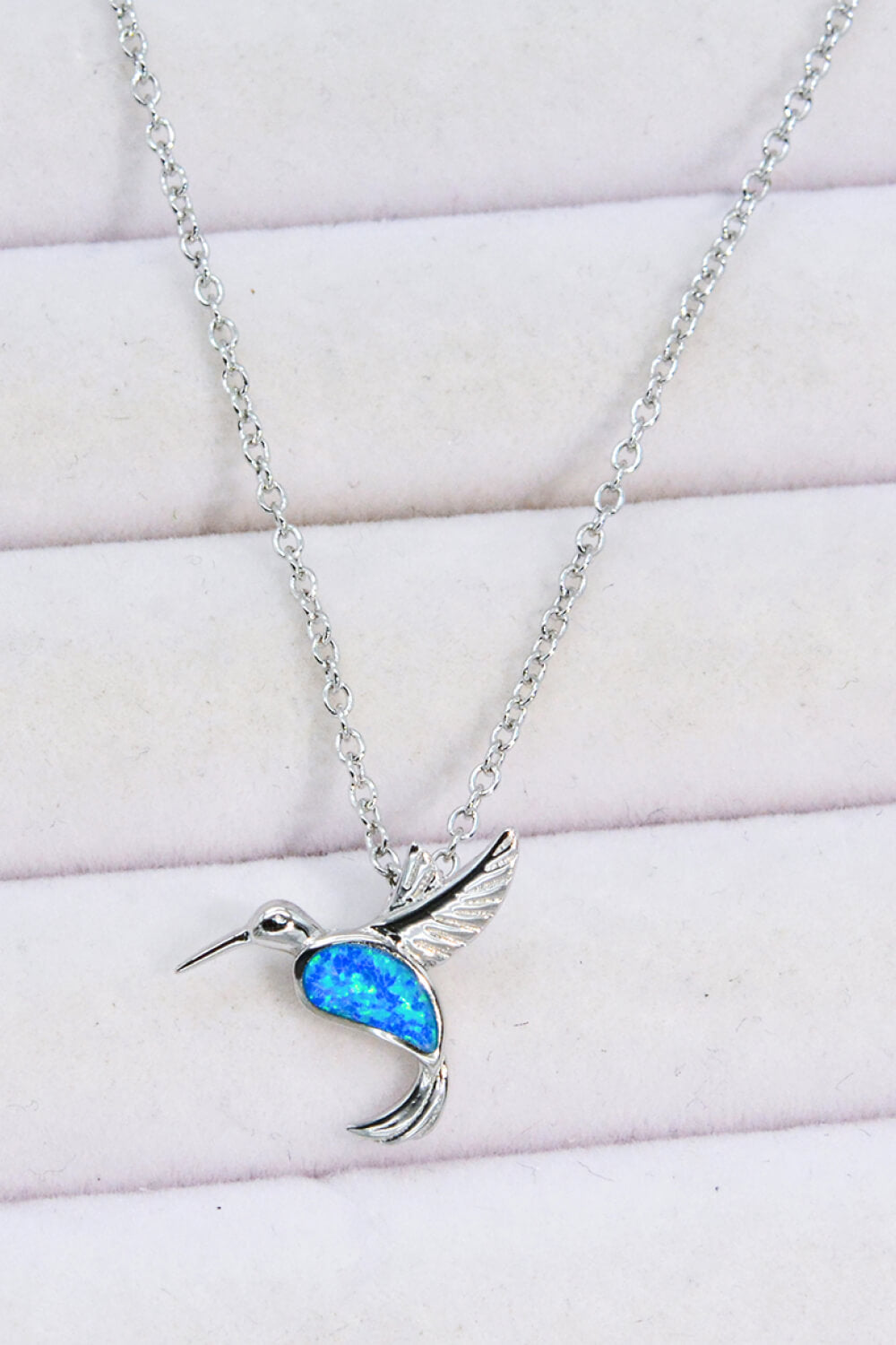 Opal Bird 925 Sterling Silver Necklace - Necklaces - FITGGINS