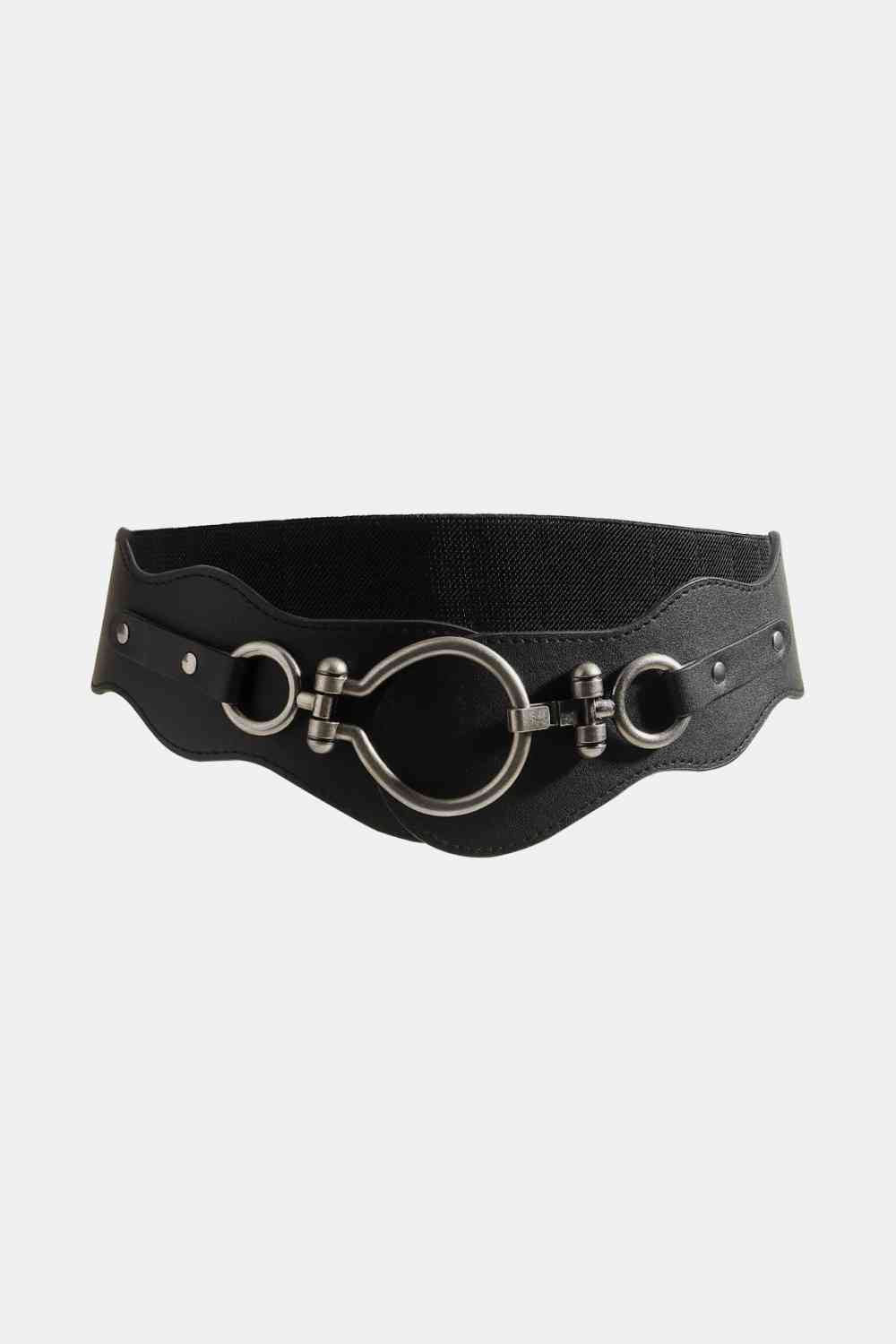 PU Leather Zinc Alloy Buckle Belt - Belt - FITGGINS