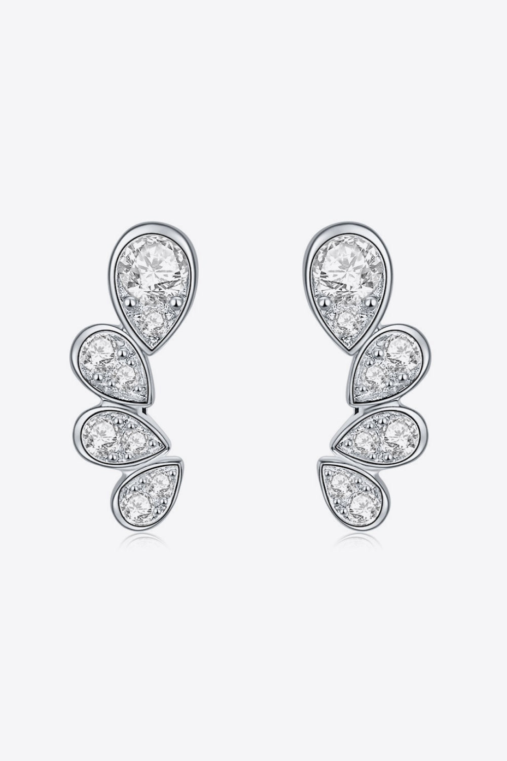 Pear Shape Moissanite Earrings - Earrings - FITGGINS