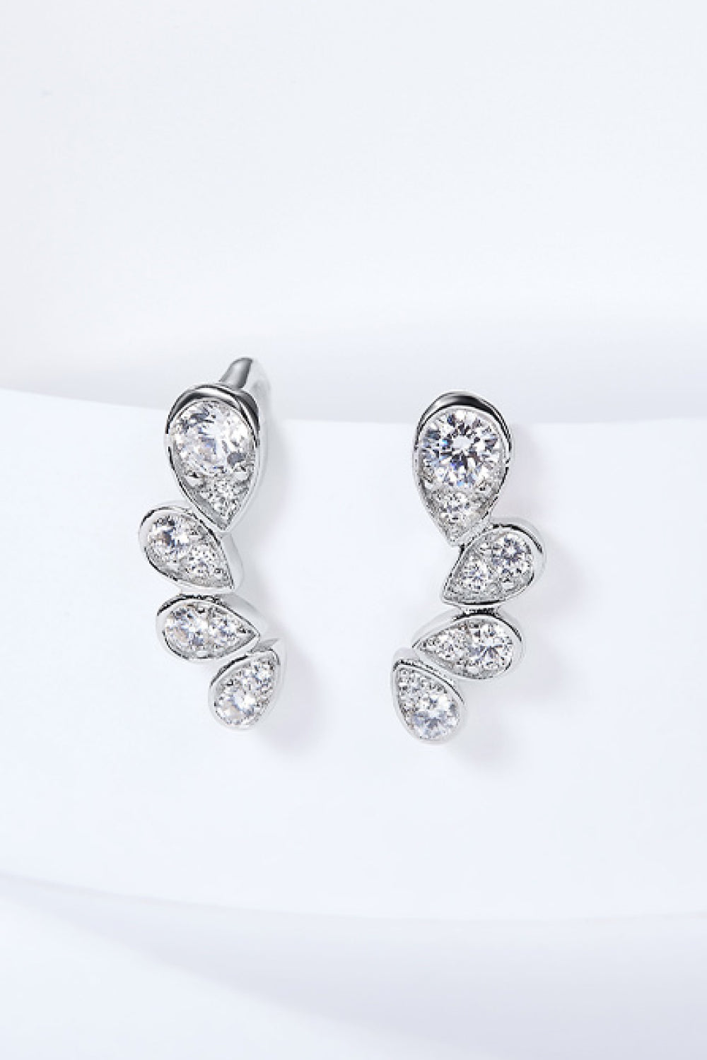 Pear Shape Moissanite Earrings - Earrings - FITGGINS