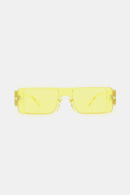 Polycarbonate Frame Rectangle Sunglasses - Sunglasses - FITGGINS