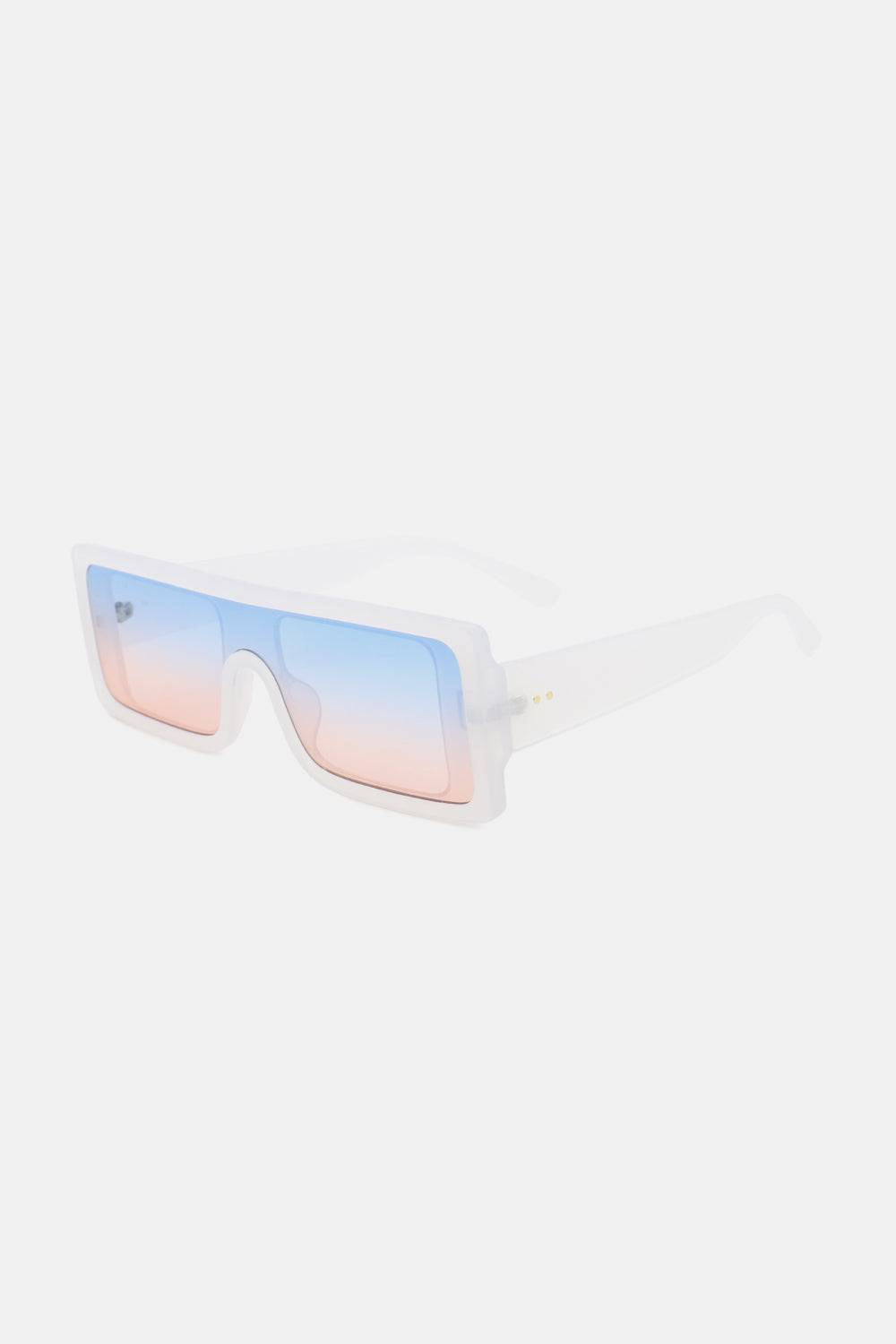 Polycarbonate Frame Rectangle Sunglasses - Sunglasses - FITGGINS