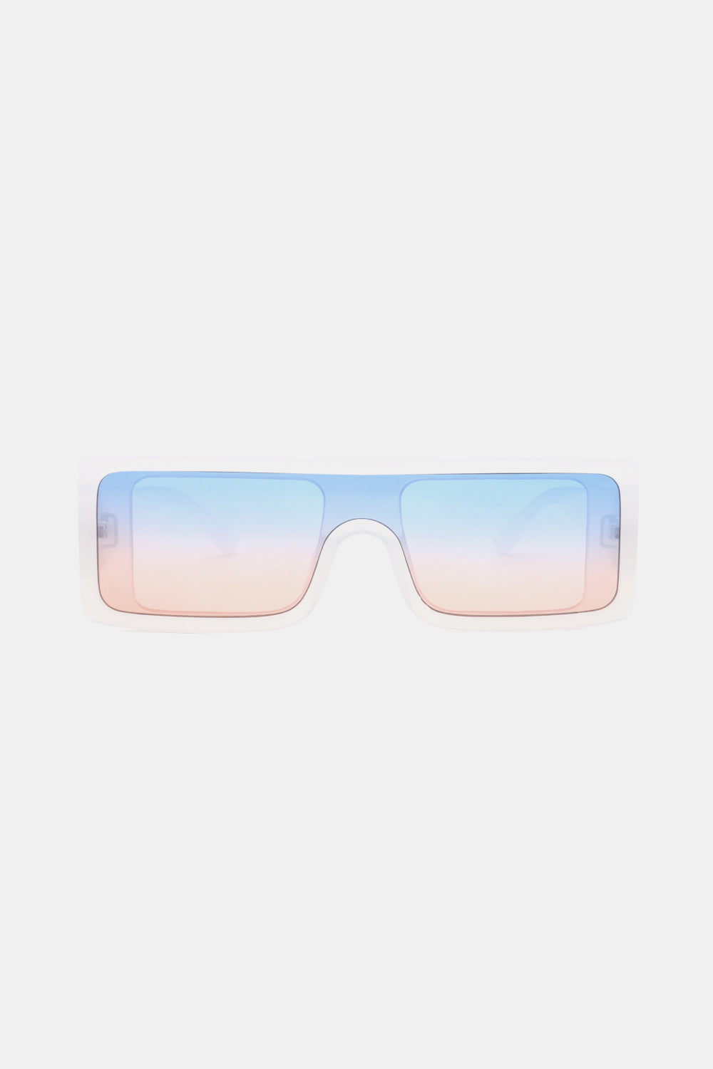 Polycarbonate Frame Rectangle Sunglasses - Sunglasses - FITGGINS