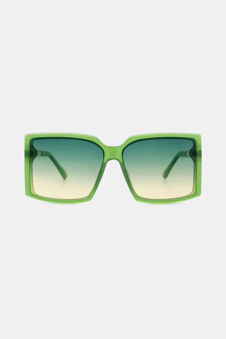 Polycarbonate Frame Square Sunglasses - Sunglasses - FITGGINS