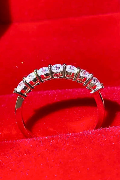 Presented To You 925 Sterling Silver Moissanite Ring - Rings - FITGGINS